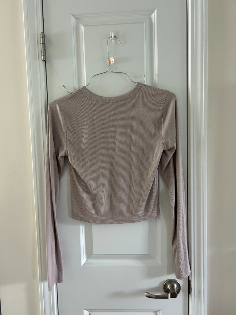 Purple Ribbed Long Sleeve - Picture 3 of 3
